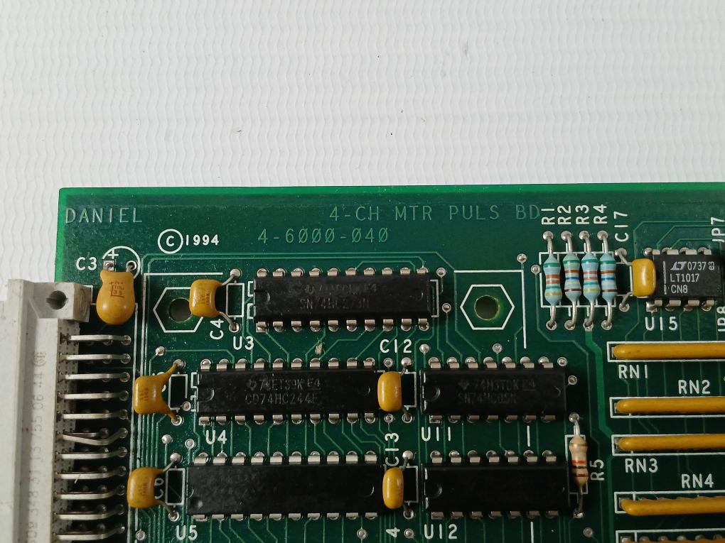 Daniel 4-6000-040 4-channel Meter Pulse Board Rev B 94V-0 Pca