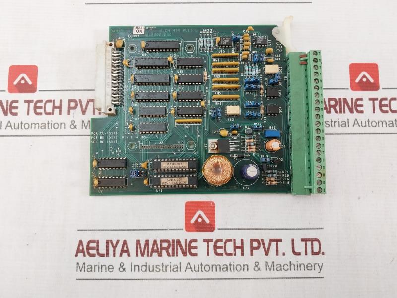 Daniel 4-6000-040 4-Channel Meter Pulse Board SCH BE-15518 94V-0 3-6000-042