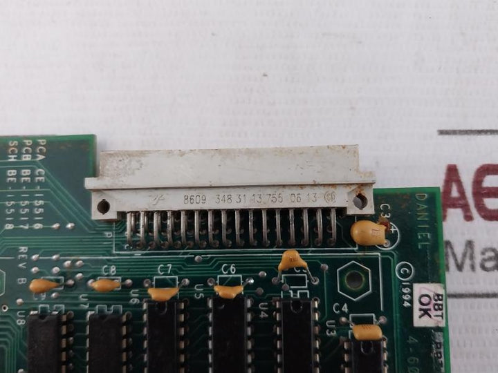 Daniel 4-6000-040 4-Channel Meter Pulse Board SCH BE-15518 94V-0 3-6000-042
