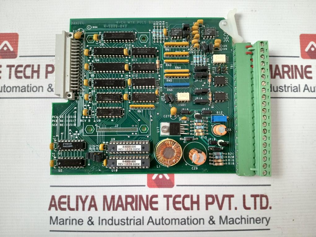 Daniel 4-6000-040 Channel Meter Pulse Board 94V Rev. B