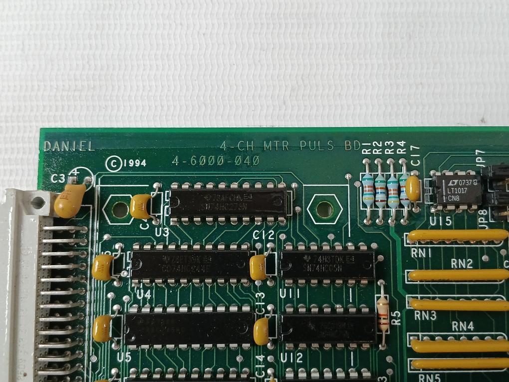 Daniel 4-6000-040 Channel Meter Pulse Board 94V Rev. B
