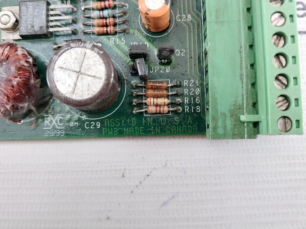 Daniel 4-6000-040 Channel Meter Pulse Board Sch Be-15518 Rev.B/D/C