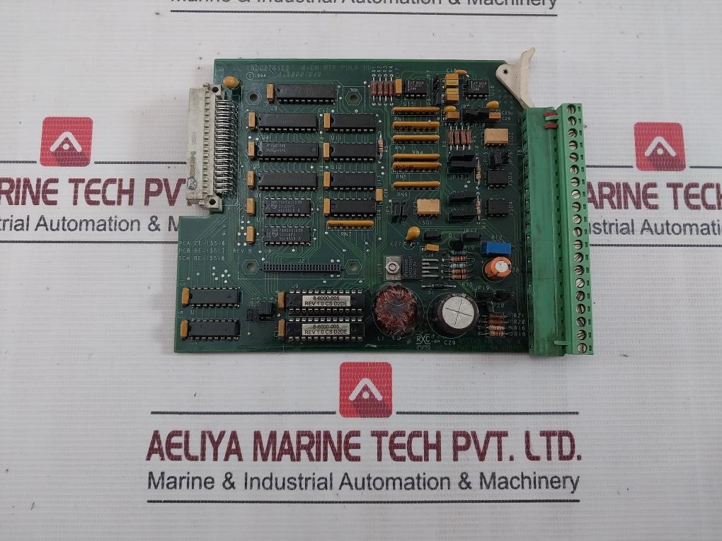 Daniel 4-6000-040 Channel Meter Pulse Board Sch Be-15518 Rev.B/D/C
