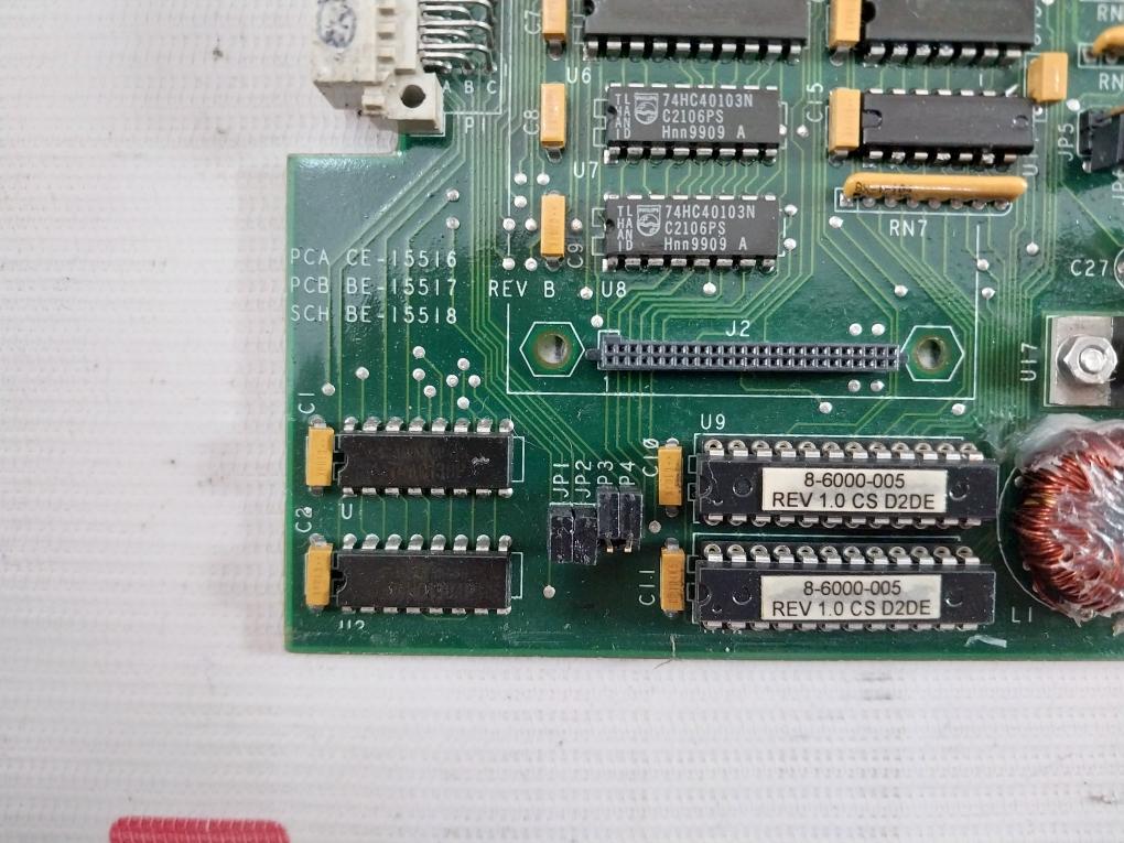 Daniel 4-6000-040 Channel Meter Pulse Board Sch Be-15518 Rev.B/D/C