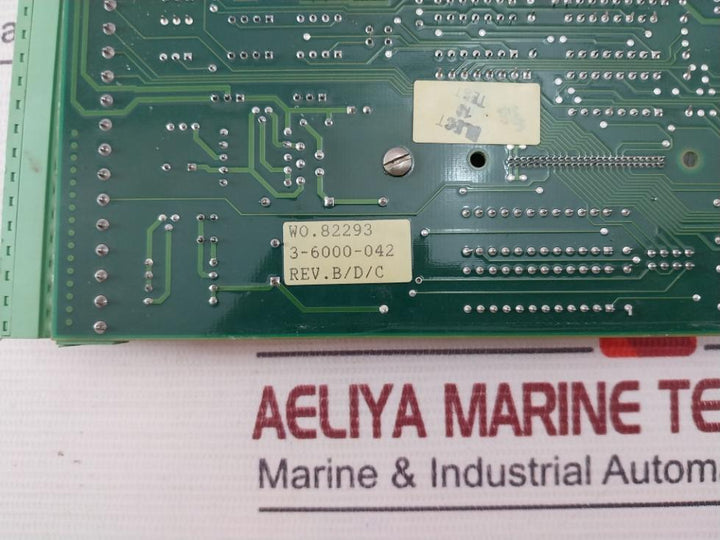 Daniel 4-6000-040 Channel Meter Pulse Pc Board Cs D2De Rev.1.0