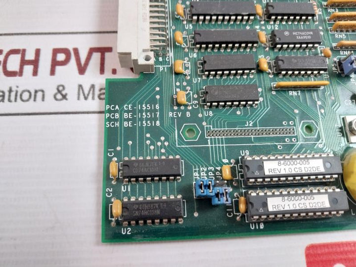 Daniel 4-6000-040 Printed Circuit Board Pca Ce-15516 Rev: B 003106-07