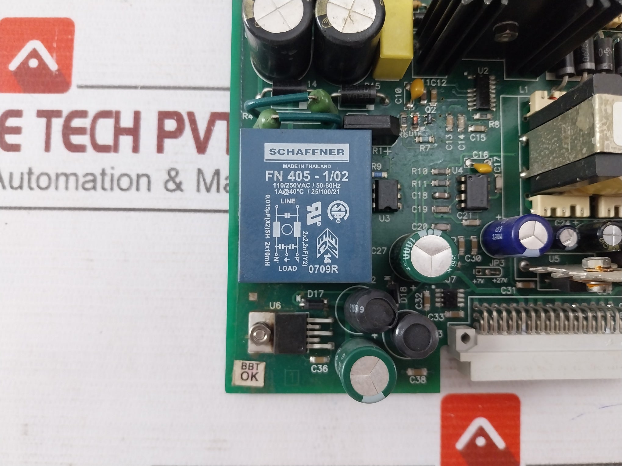 Daniel Danload 6000 Power Supply Printed Circuit Board Rev C 94V-0 Pca De 19764