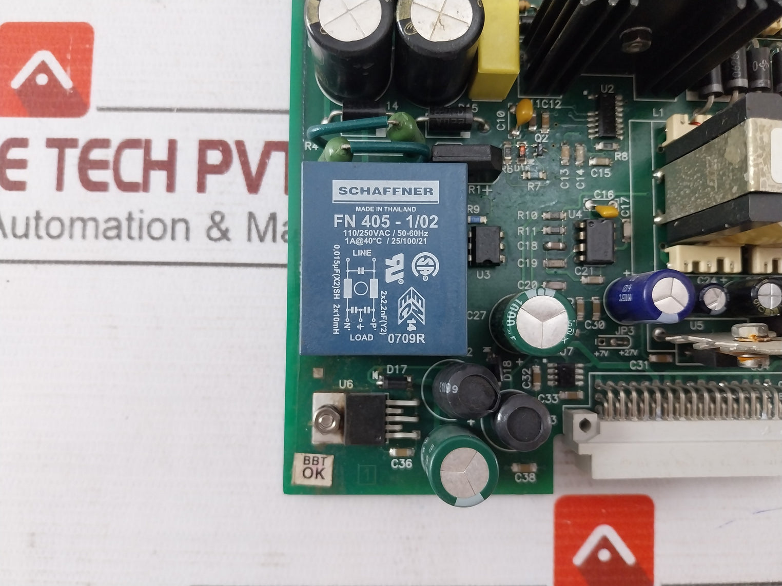 Daniel Danload 6000 Power Supply Printed Circuit Board Rev C 94V-0 Pca De 19764