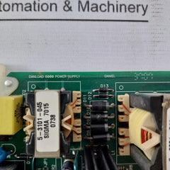 Daniel Danload 6000 Power Supply Printed Circuit Board Rev C 94V-0 Pca De 19764