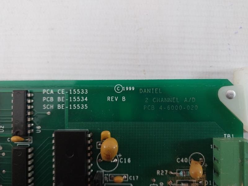 Daniel Pcb 4-6000-020 2 Channel Printed Circuit Board Rev: B 94V-0