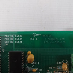 Daniel Pcb 4-6000-020 2 Channel Printed Circuit Board Rev: B 94V-0