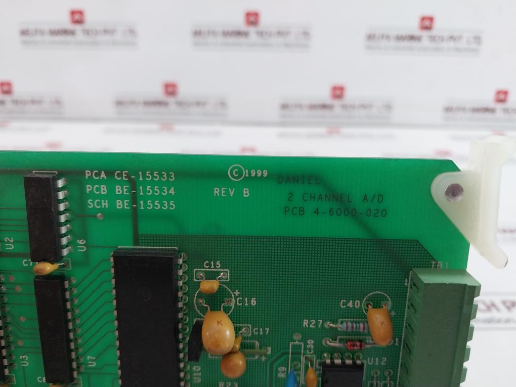 Daniel Pcb 4-6000-020 2 Channel Printed Circuit Board Rev: B