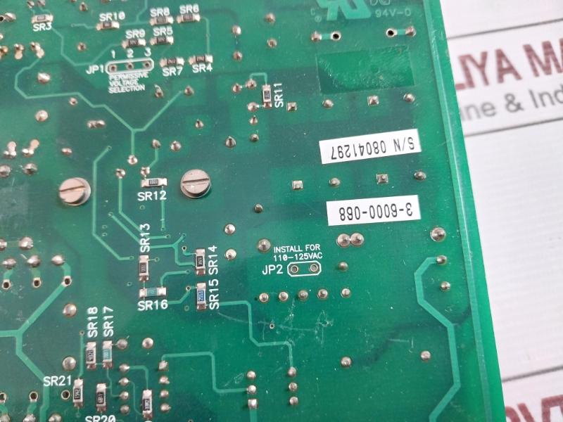 Daniel Pcb 4-6000-111 Printed Circuit Board 110-125 Vac 94V