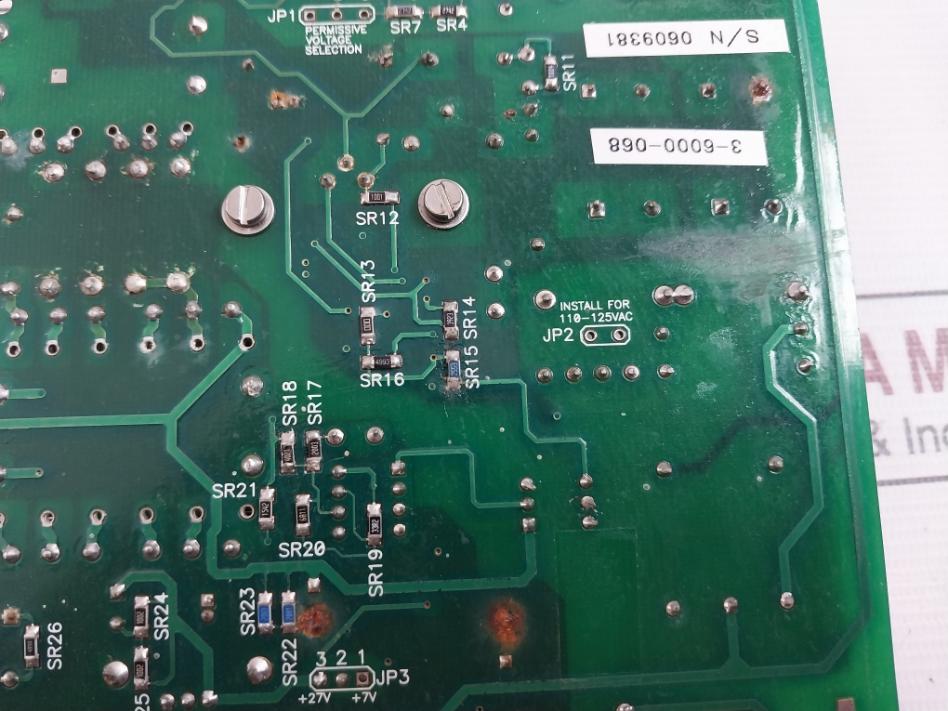 Daniel Pcb 4-6000-111 Printed Circuit Board Rev.C 110-125Vac