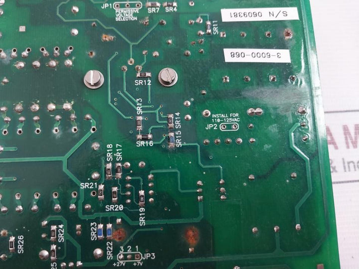 Daniel Pcb 4-6000-111 Printed Circuit Board Rev.C 110-125Vac
