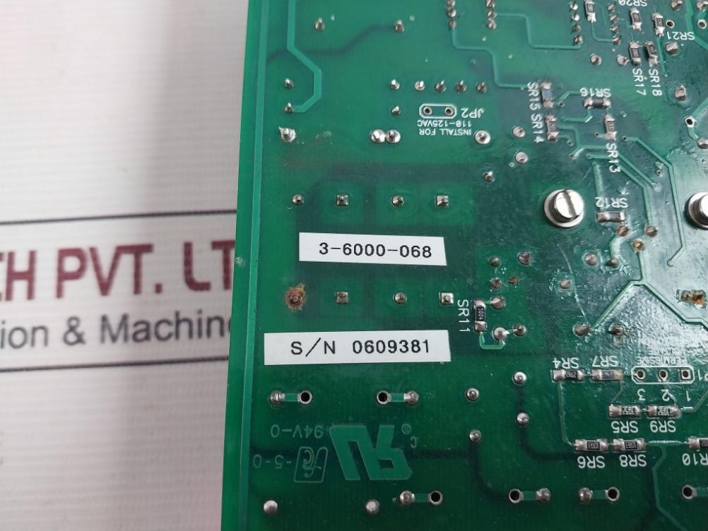 Daniel Pcb 4-6000-111 Printed Circuit Board Rev.C 110-125Vac