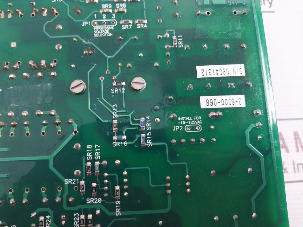 Daniel Pcb 4-6000-111 Printed Circuit Board Rev.C 110-125Vac 94V-0