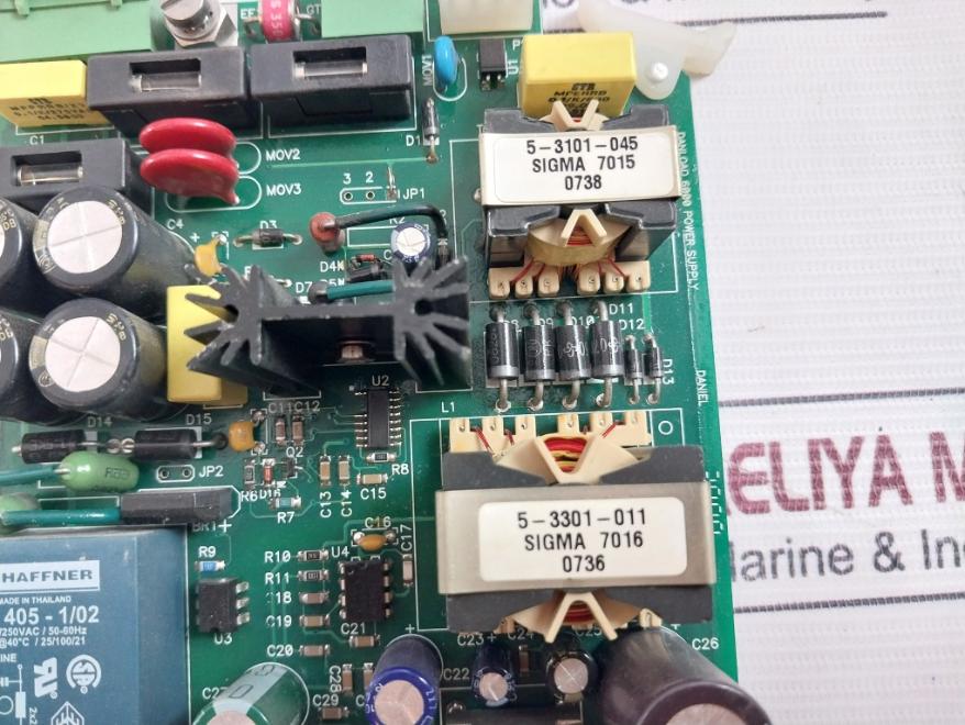 Daniel Pcb 4-6000-111 Printed Circuit Board Rev.C 110-125Vac 94V-0