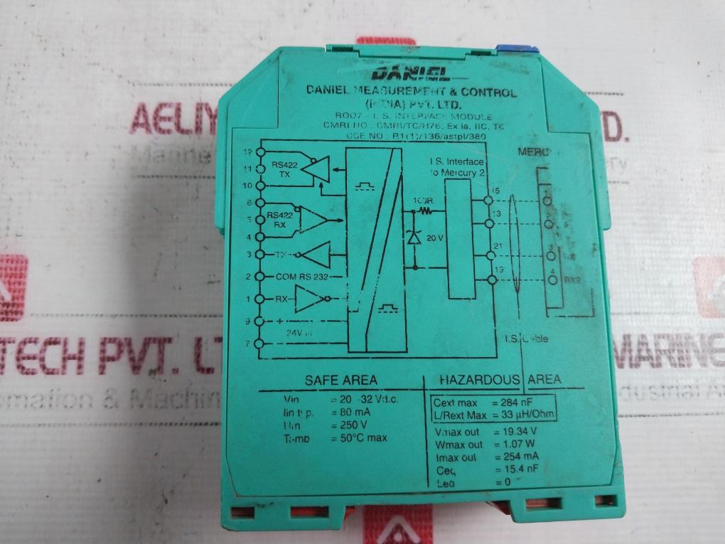 Daniel R007-i.S.Interface Module 20-32 Vdc 80 Ma 250V