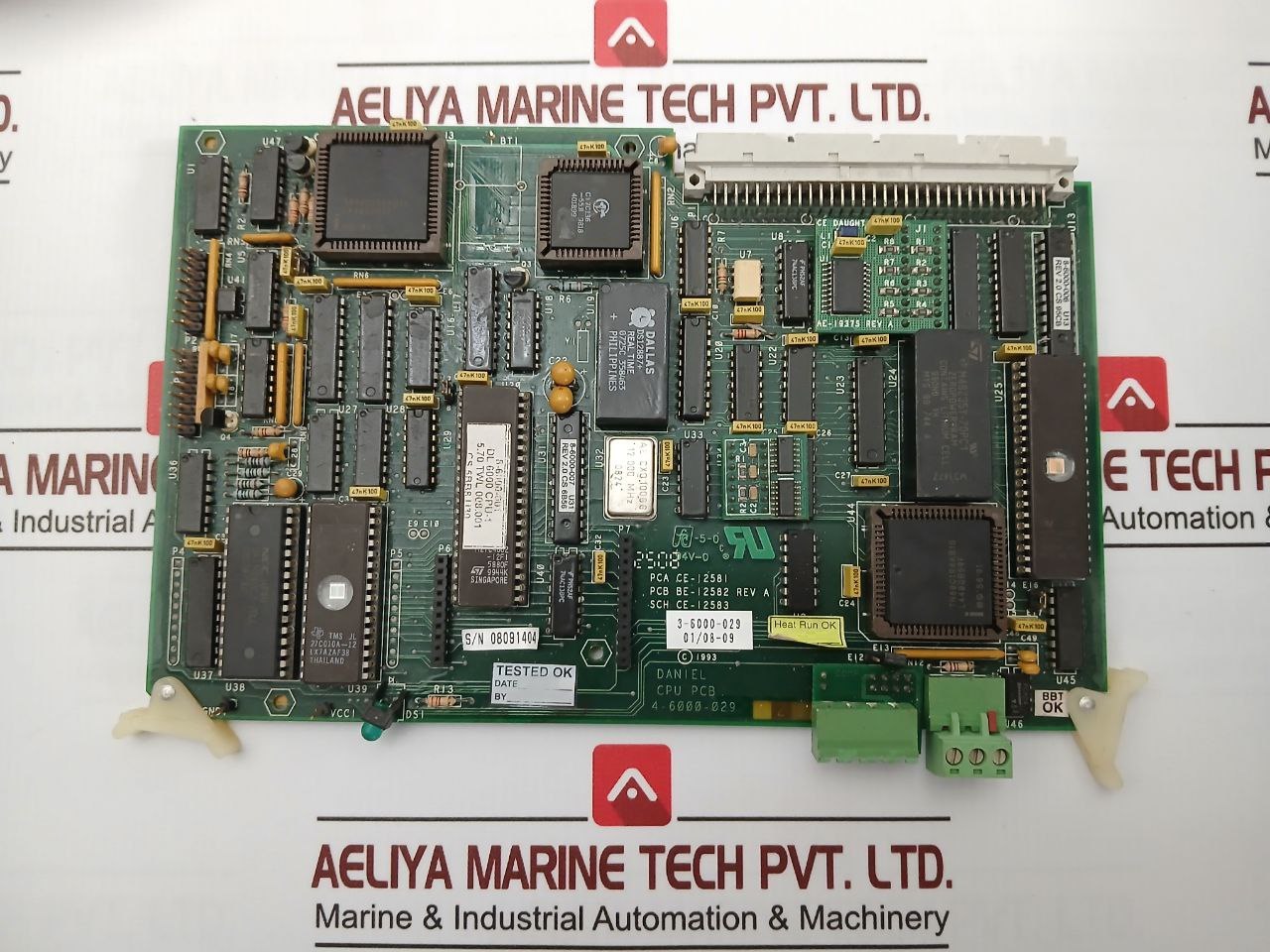 Daniel 4-6000-029 Cpu Pcb Card Rev A 94V-0 Pca Ce-12581