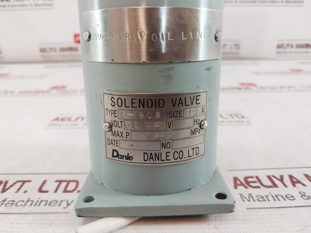 Danle K-303 Solenoid Valve Dc24V 15A 0.49 Mpa 0Yp-000-001 D 2107