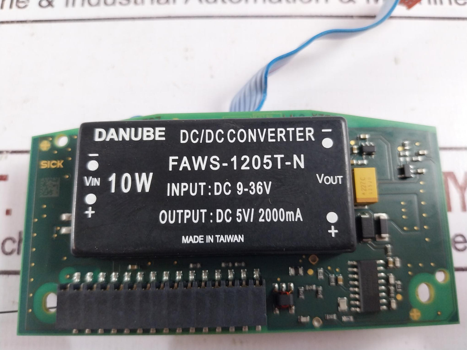 Danube Faws-1205T-n Dc/Dc Converter Module (9-36V To 5V, 2A) On Sick Board