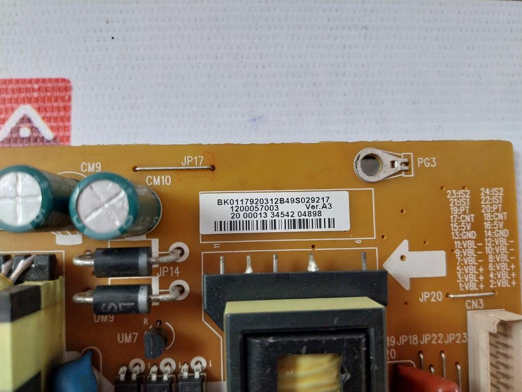 Darfon B179-203 Control Circuit Board 94V