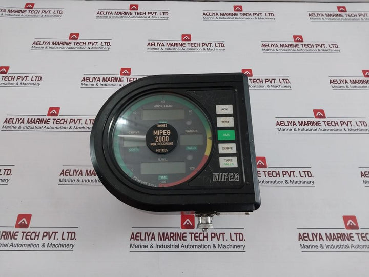 Data Instrument Mipeg 2000 Non- Recording Safe Load Display Indicator 12V