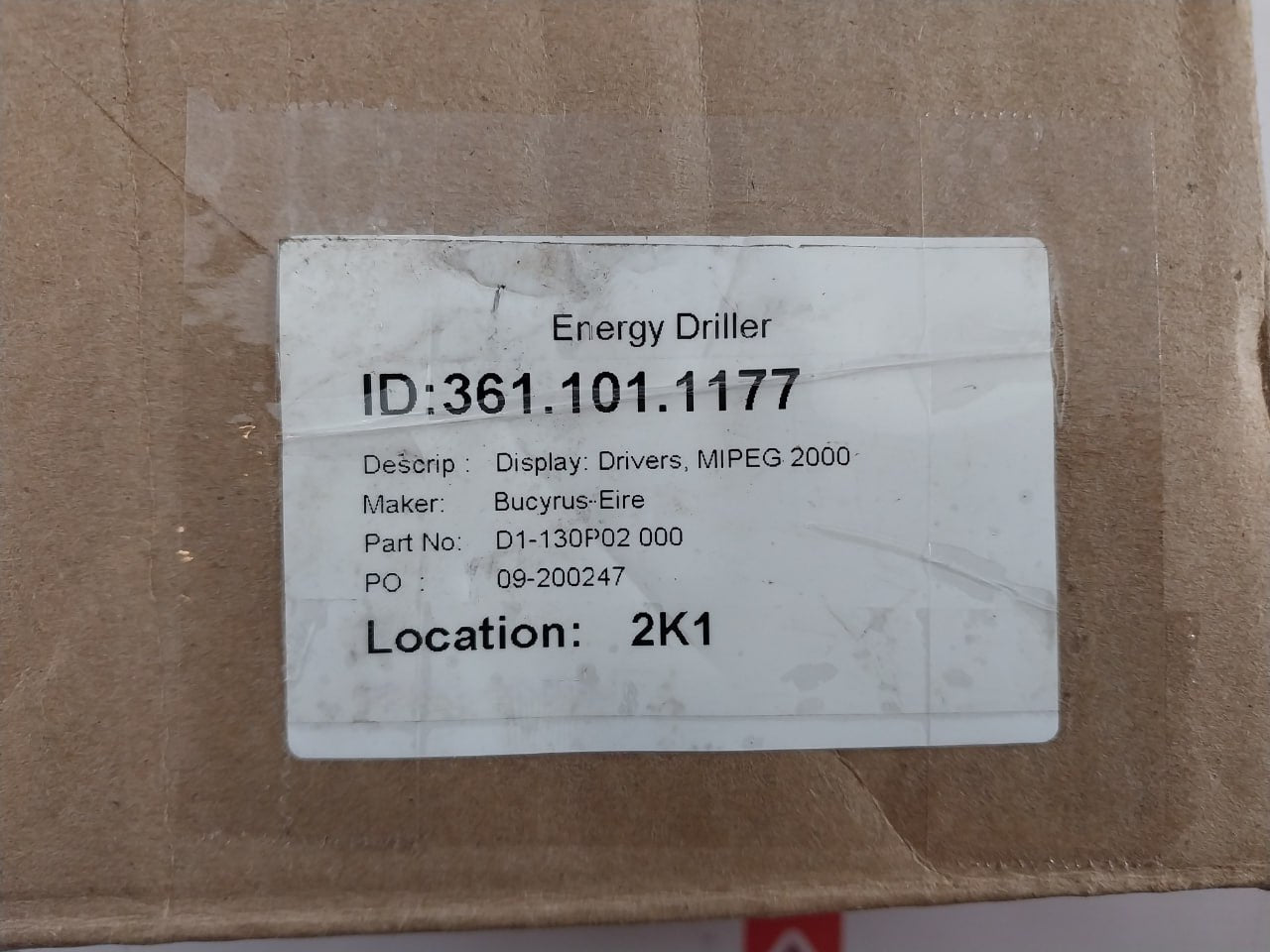 Data Instrument Mipeg 2000 Safe Load Display Indicator 12V