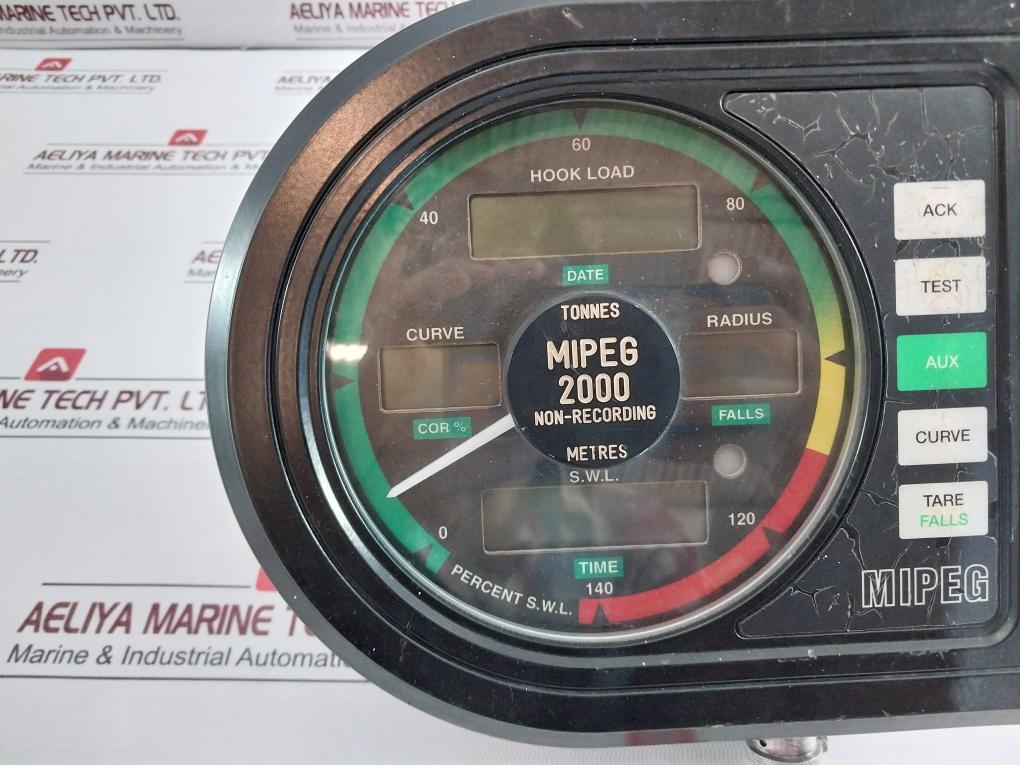 Data Instrument Mipeg 2000 Non- Recording Safe Load Display Indicator 12V