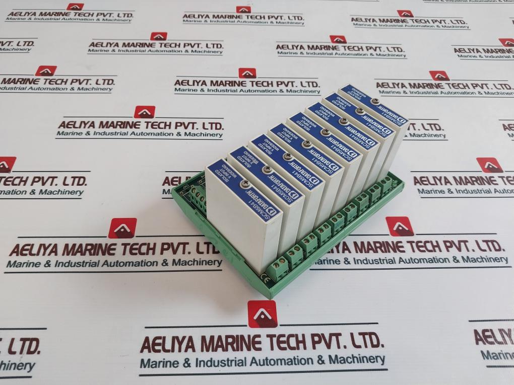 Dataforth Scm5B41-02 Voltage Input Module W/ Scmpb07-3 Backpanel