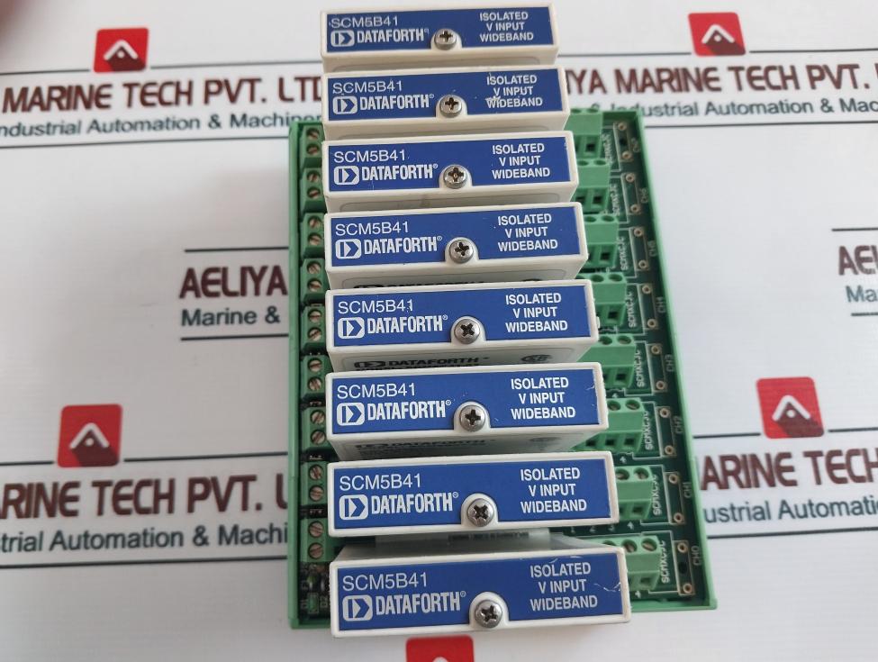 Dataforth Scm5B41-02 Voltage Input Module W/ Scmpb07-3 Backpanel