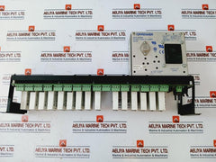 Dataforth Scmpb01 16 Channel Analog I/o Backpanel W/ 15 I/o Plcs + Power Supply