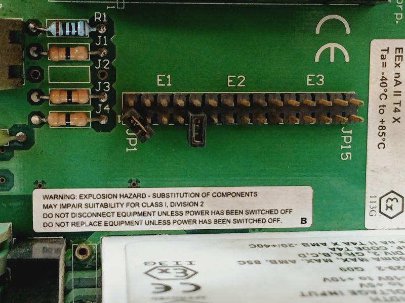 Dataforth Scmpb01 16 Channel Analog I/o Backpanel W/ 15 I/o Plcs + Power Supply