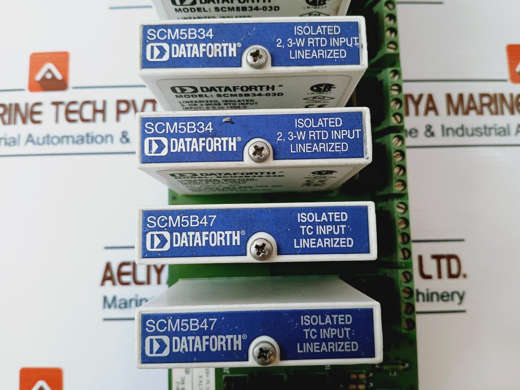 Dataforth Scmpb01 16 Channel Backpanel Module