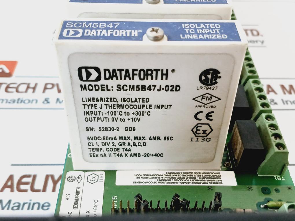 Dataforth Scmpb01 16 Channel Backpanel Module