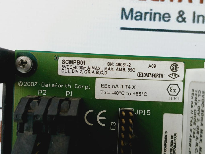 Dataforth Scmpb01 16 Channel Backpanel Module