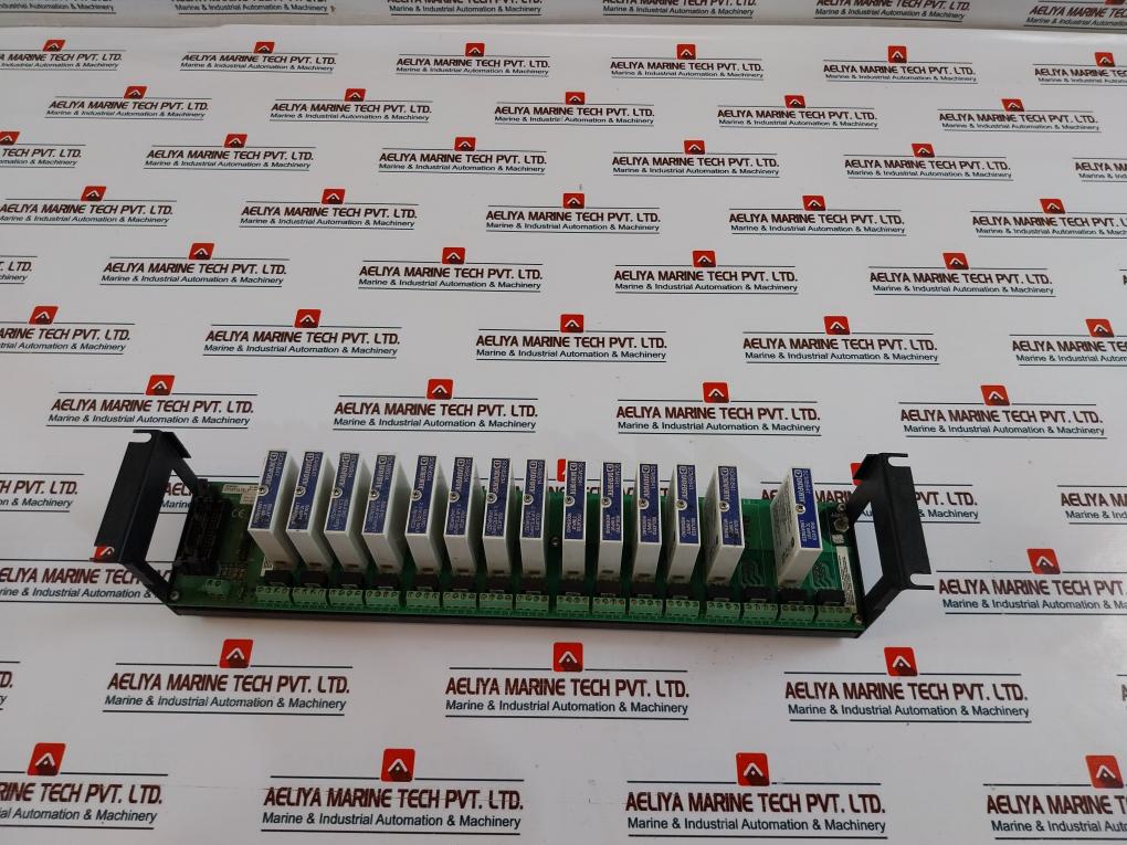 Dataforth Scmpb01 16 Channel Backpanel With Modules Scm5B47, Scm5B34, Scm5B41