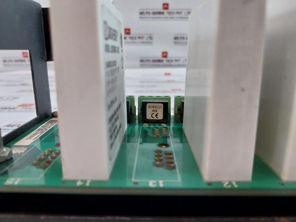 Dataforth Scmpb01 16 Channel Backpanel With Modules Scm5B47, Scm5B34, Scm5B41