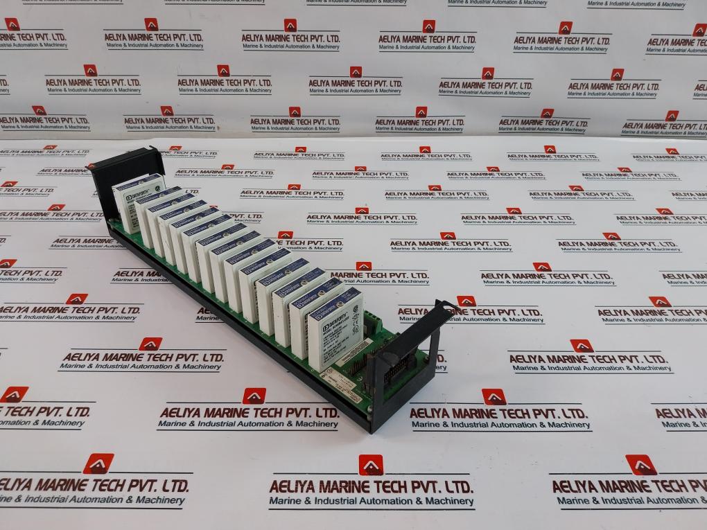 Dataforth Scmpb01 16 Channel Backpanel With Modules Scm5B47, Scm5B34, Scm5B41