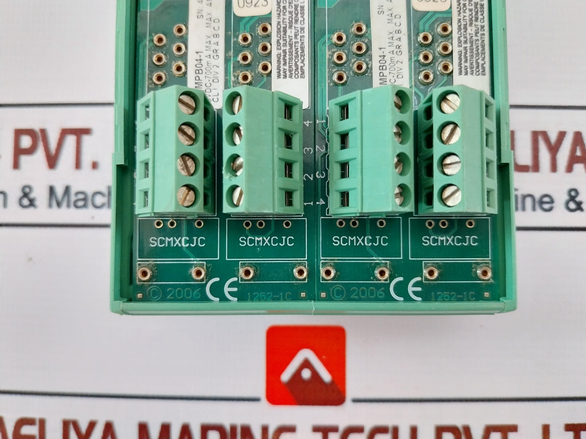 Dataforth Scmpb04-1 Analog Dual Channel Backpanel Module