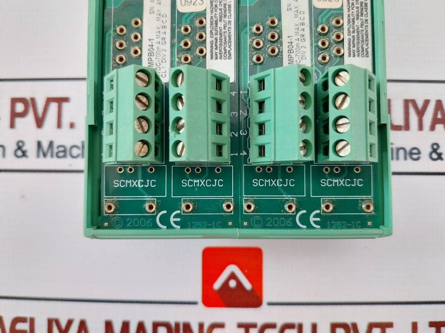 Dataforth Scmpb04-1 Analog Dual Channel Backpanel Module