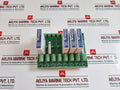 Dataforth Scmpb07-3 8 Channel Backpanel W/Analog Voltage Input Module Scm5B41-02