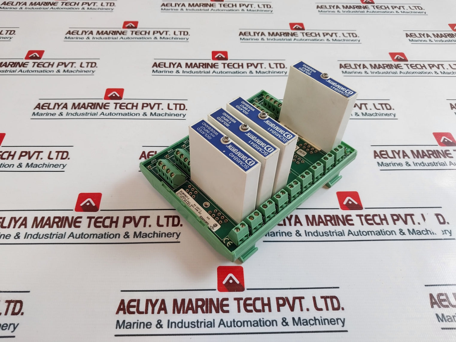 Dataforth Scmpb07-3 8 Channel Backpanel W/Analog Voltage Input Module Scm5B41-02