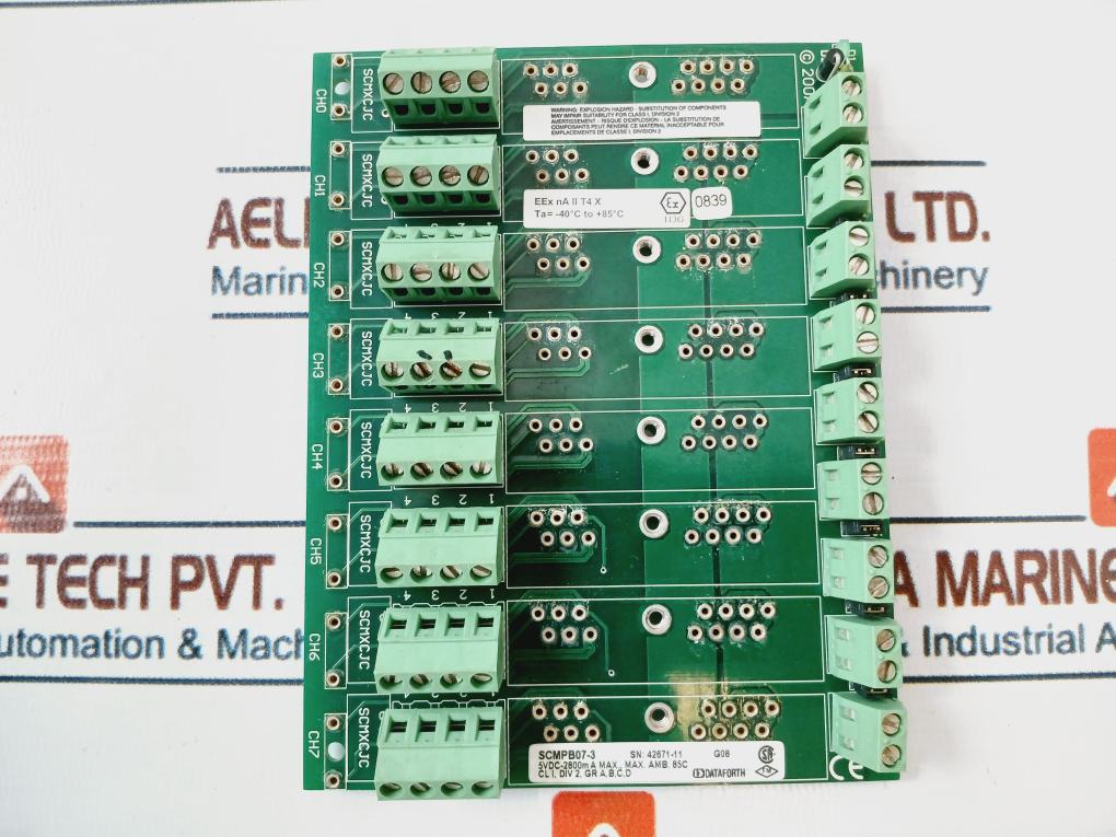 Dataforth Scmpb07-3 Pcb Card