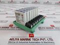 Dataforth Scmpb07 8-channel Back Panel With Modules Scm5B41, Scm5B48