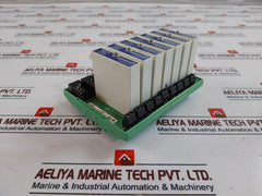 Dataforth Scmpb07 8-channel Back Panel With Modules Scm5B41, Scm5B48