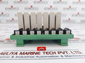 Dataforth Scmpb07 8-channel Back Panel With Modules Scm5B41, Scm5B48