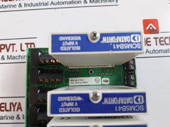 Dataforth Scmpb07 Um Analog Voltage Input Module With Back Panel