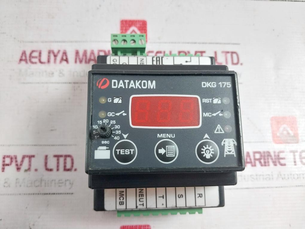 Datakom Dkg 175 Generator/Mains Automatic Transfer Switch Controller 1-40 Sec